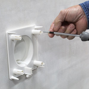 Place and insert screws in passive ventilator cover plate